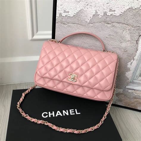 chanel crossbody pink fleece|Chanel lambskin bag.